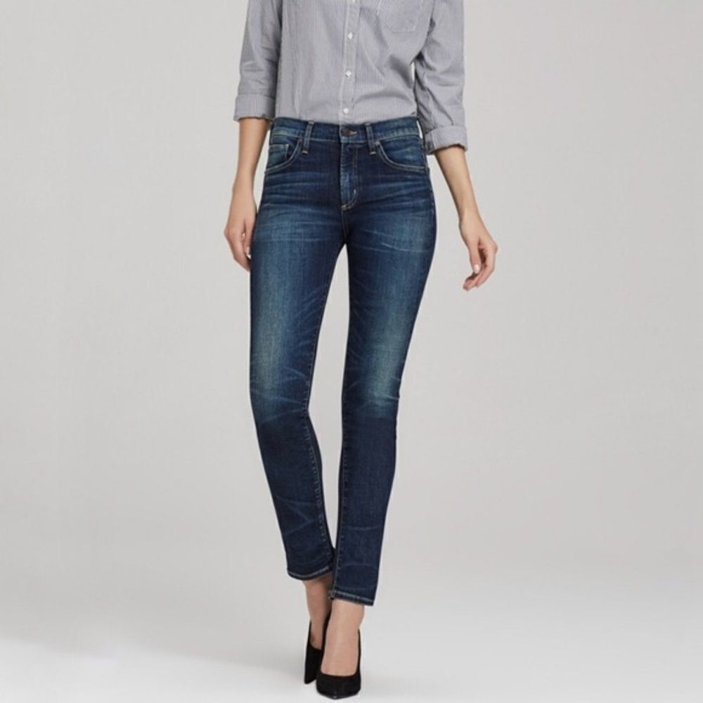 Citizen of Humanity Agnes Mid Rise Slim Straight 24”